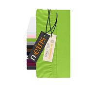 npluseins Drap-housse 100 % coton pour surmatelas 1544.2231 Pomme env. 120 x 200 cm