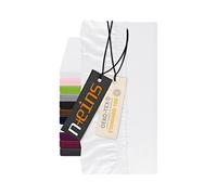 npluseins Drap-housse pour surmatelas 100 % coton Blanc 140-160 x 200 cm