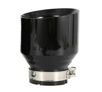 NPNGLCKCVF Pour Benz 1 PC Tuyau Échappement Voiture En Acier Inoxydable Embout Silencieux Biseauté Universel Edeg Brillant Accessoire(54MM ENTRÉE 101MM SORTIE)