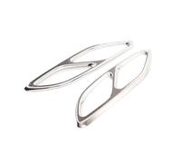 NPNGLCKCVF Pour Mercedes CLA Classe C118 W118 2020 Silencieux Voiture Tuyau Échappement Queue Gorge Couvercle Garniture Acier Inoxydable Accessoires Extérieurs(Argent)