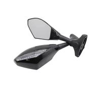 NPNGLCKCVF Rétroviseurs latéraux Moto pour Zx6r Zx636 Zx6rr 2001-2004 Zx-9r ZX-9 1999-2003 Moto Avant Arrière Clignotant Rétroviseurs Intégrés Rétroviseurs Moto