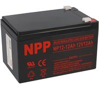 NPP Batterie au Plomb AGM NP12-12 12V 12Ah Conduire Ups Solaire 13Ah 14Ah 15Ah