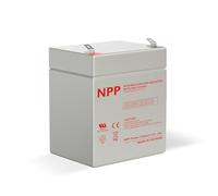 NPP Batterie SLA rechargeable 6-FM-5 12 V 5 Ah Produits d'usine, batterie de rechange 20 heures 5 Ah pour système de sécurité d'alarme domestique, ouvre-porte de garage, éclairage d'urgence