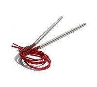 NPQRKJYH Cartouche chauffante 10mm 180~300mm AC110V/220V/380V, 2 pièces, 450/500/550/630/750W, Tube chauffant à une extrémité, élément de résistance SUS(220V,201SUS 630W 10x250mm)