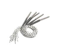 NPQRKJYH Cartouche chauffante cylindrique en acier inoxydable 316, 5 pièces, 8mm 98~115mm, élément de Tube chauffant électrique 300W/300W/340W/350W/370W(380V,370W 8x115mm(DxL))