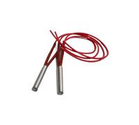 NPQRKJYH Cartouche chauffante électrique SUS, 2 pièces, 6mm 30~70mm, 110V/220V/380V, tige tubulaire 50W/80W/90W/100W, élément de résistance(110V,201SUS 100W 6x70mm)