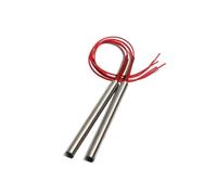 NPQRKJYH Cartouche chauffante électrique tubulaire, 2 pièces, 16mm, 80~150mm, AC110/220/380V, moule 320/340/400/480/600W, élément de résistance chauffante(380V,201SUS 320W 16x80mm)