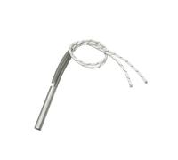 NPQRKJYH Cartouche chauffante en céramique, 10 pièces, 6x50mm/0.236x1.97 ", élément chauffant électrique 80W/100W/120W, élément chauffant for moule(380V,201SUS 80W)