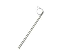 NPQRKJYH Élément chauffant à cartouche, 2 pièces, 220V/110V/380V, tuyau chauffant à tête unique, 14x300mm/0.551x11.81 ", puissance 1100W/1350W/1700W(380V Tube 14x300mm,201SUS 1100W)