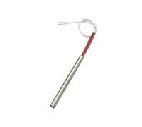 NPQRKJYH Élément chauffant à cartouche, 2 pièces, 9.5mm x 120mm/0.374 "X 4.72", AC110V/220V/380V, résistances à cartouche 300W/350W/450W(380V Tube 9.5x120mm,201SUS 300W)
