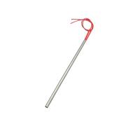 NPQRKJYH Élément de cartouche chauffante, 2 pièces, caloduc électrique à une extrémité for moule 10x250mm/0.39x9.847"(220V,304SUS 800W 10x250mm)