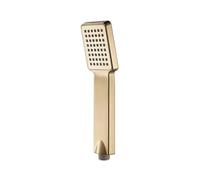 NPQRKJYH Pommeau de douche à main en ABS 1 pièce for salle de bain, douche dorée/rose/brossée, pulvérisateur carré fileté G1/2'(Brushed Gold)