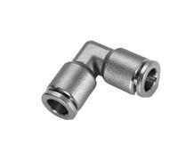 NPQRKJYH Raccord de tuyau d'air pneumatique en acier inoxydable 304, PU PV PE PM PY, raccord rapide en métal nickelé, connecteur de Tube haute pression(PV silver,8mm)