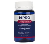 NPRO MULTIPRObiota 30cap. - complément complet proposé en gélules pratiques, boîte de 30 gélules, contribue au fonctionnement normal de l’organisme au quotidien et est conçu pour offrir un grand confo