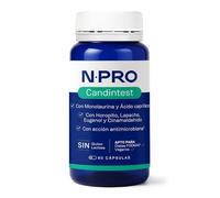 NPro SALUD INTESTINAL Candintest 60 capsules | Équilibre du microbiote intestinal et vaginal, formule avec monolaurine, acide caprylique, horopite et huiles essentielles
