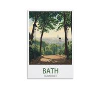 NPRZM Metal tin Sign Affiches de Bath Somerset Vintage Retro Art Wall Decor Mural Hanging Iron Painting Plaque Funny for Home Wall Art Decor 30x40cm