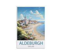 NPRZM Metal tin Sign Aldeburgh en Angleterre Vintage Iron Signs Funny Wall Art Poster Plaque Métallique pour Bar Restaurant Cuisine 15x30cm