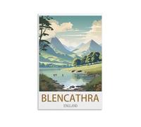 NPRZM Métal Tin Sign Blencathra Angleterre Pancarte en Métal Panneau Poster Plaque Métallique Slogan Art Décor Vintage Pr Bar Café Pub 30x40cm