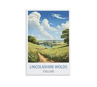 NPRZM Metal tin Sign Lincolnshire Wolds Angleterre Vintage Iron Signs Funny Wall Art Poster Plaque Métallique pour Bar Restaurant Cuisine 30x40cm