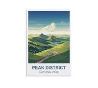 NPRZM Metal tin Sign Parc national du Peak District, Angleterre Vintage Iron Signs Funny Wall Art Poster Plaque Métallique pour Bar Restaurant Cuisine 30x40cm
