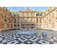 NPRZM Paysage du château de Versailles à Paris, France, kit de peinture diamant 5D à faire soi-même, par numéro, décoration murale unique, strass en cristal, 30 x 40 cm