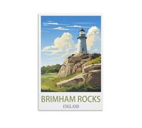 NPRZM Tin Sign Métal Brimham fait vibrer l'Angleterre Vintage Panneau Métal Étain Signe Tin Signs Plaque Métallique Décorative Wall Decor pour Maison 15x30cm