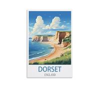 NPRZM Tin Sign Métal Dorset Angleterre Vintage Panneau Métal Étain Signe Tin Signs Plaque Métallique Décorative Wall Decor pour Maison 30x30cm