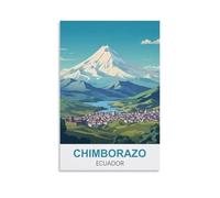 NPRZM Tin Signs Métal Chimborazo Équateurs plaque en métal, vintage plaque Poster mural Ornement Maison/café/bar Décor 15x30cm