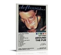 NPSFXC Deftones Around The FurWall Art Peinture décorative minimaliste moderne imperméable facile à entretenir Pour salon, chambre à coucher, arrière-plan mural pour améliorer le style 30 x 45 cm