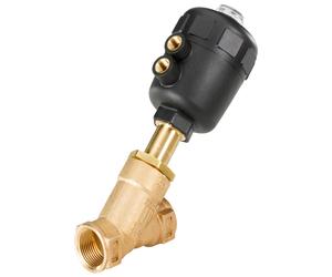 NPT 1 1/2'' NO Vanne à Siège Incliné Pneumatique 2 Voies Inox - 2000 - 468169