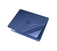 NPUOLS PP Doux Mat Coque pour MacBook Air 13,6" 2025-2022 Modèle A3240 A3113 A2681 M4 M3 M2, Légèreté Et Ajustement Parfait, Housse de Protecteur en Plastique + Clavier en TPU Version EU, Bleu Mat