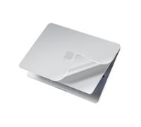 NPUOLS PP Doux Mat Coque pour MacBook Air 13,6" M4 M3 M2 2025-2022 Modèle A3240 A3113 A2681, Légèreté Et Ajustement Parfait, Housse de Protecteur en Plastique + Clavier en TPU Version EU, Blanc Mat