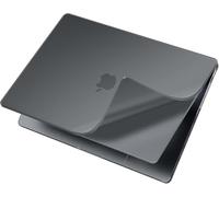 NPUOLS PP Doux Mat Coque pour MacBook Pro 14 Pouces M5 M4 M3 M2 M1 2025-2021 A3434 A3112 A3401 A3185 A2992 A2918 A2779 A2442, Légèreté Housse en Plastique + Clavier de Type EU, Noir Mat