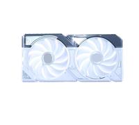 NPUOZHT Ventilateur et carénage de Carte Graphique CR121015UD pour ASUS pour Dual pour GeForce pour RTX 4070 Super White Edition Faciles à remplacer