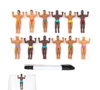 NPW Drinking Buddies Lot de 12 marqueurs classiques pour verres à cocktail/vin