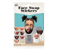 NPW Funny Face Masque Stickers - Face Swap Lot de 10
