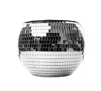 NPW Grand seau à glace disco Ball - Seau à glace miroir pour cocktail et champagne pour fêtes, soirées entre filles et enterrement de vie de jeune fille