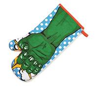 NPW Superhero Oven Glove Gant de Cuisine Tissu Vert