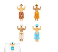 NPW-USA Drinking Buddies Cowboy Chaps Cocktail/Wine Drink Markers (Set of 4)