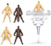 NPW Winkee - Drinking Buddies - Size Matters - Les marqueurs de verre cool pour verres à boire - Marqueur de verre à vin de fête - Marqueur sur le bord du verre - Cadeau pour la fête des mères, un