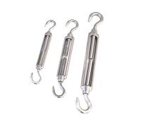 NPwtpndf Tendeur réglable en acier inoxydable 316 | Tension de gréement multicolore M4-M8(Hook - Hook,M5)