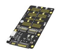 NPXUAMTJ Adaptateur de disque dur 2 en 1 SFF8611 - Convertisseur d'interface rapide pour les mises à niveau informatiques