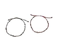 NPXUAMTJ Bijoux tressés à la main traditionnels tressés à la main pour les couples avec des facteurs chinois traditionnels