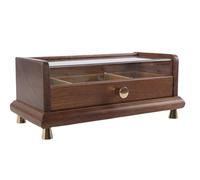 NPXUAMTJ Boîte de rangement pratique en bois avec 3 tiroirs avec styles élégants pour la décoration de la maison