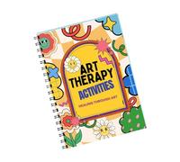 NPXUAMTJ Cahier d'activités thérapeutiques sur la santé mentale - Livre d'activités pour le bien-être mental - Journal à double spirale