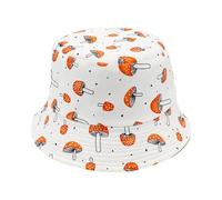 NPXUAMTJ Casquettes de sport décontractées chapeau de pêcheur chapeau de pêcheur mode seau imprimé champignon pour voyage fitness entraînement soleil tendance, blanc, taille unique