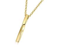 NPXUAMTJ Collier urne en métal antirouille avec médaillon moderne pour souvenir d'un animal de compagnie ou d'un ami perdu