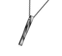 NPXUAMTJ Collier urne en métal antirouille avec médaillon moderne pour souvenir d'un animal de compagnie ou d'un ami perdu
