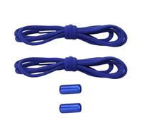 NPXUAMTJ Lacets de chaussures unisexes élastiques à enfiler avec agrafes métalliques pour les trajets sportifs, voyages, bleu marine