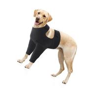 NPXUAMTJ Le brassard de jambe réglable pour chien prévient les plaies et assure la chaleur pour la récupération contre les léchages. Aide à guérir les appareils dentaires